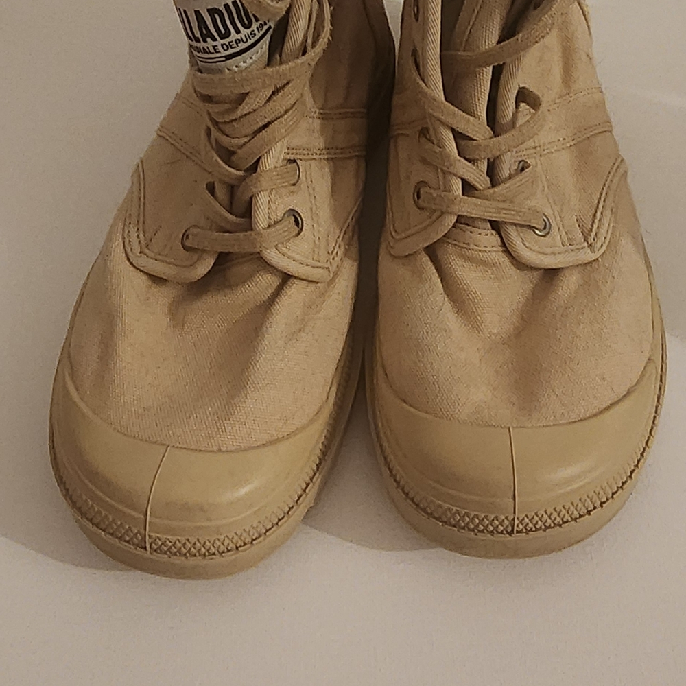 Palladium Beige High-Top Sneakers